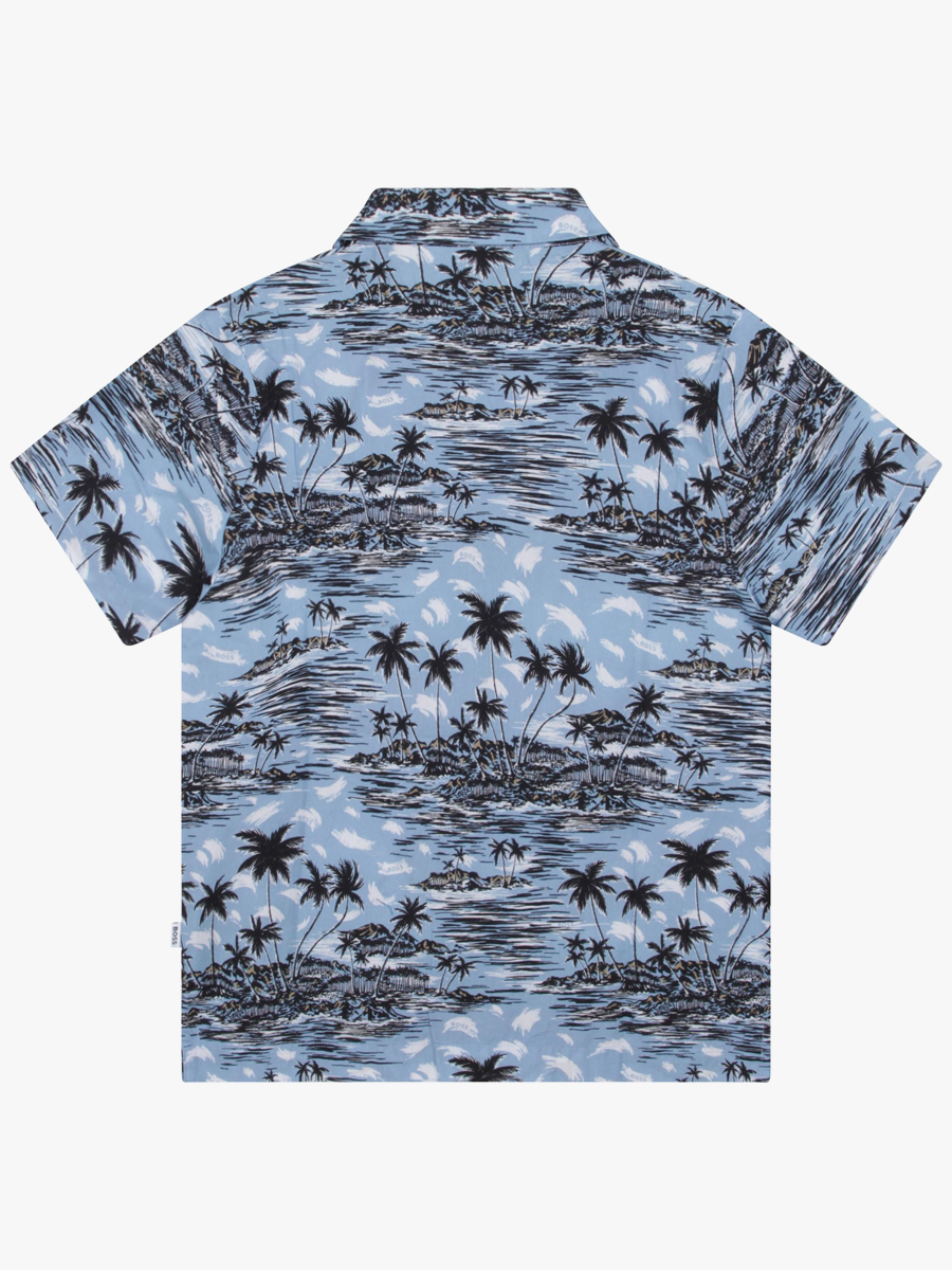 Blue Pattern Shirt