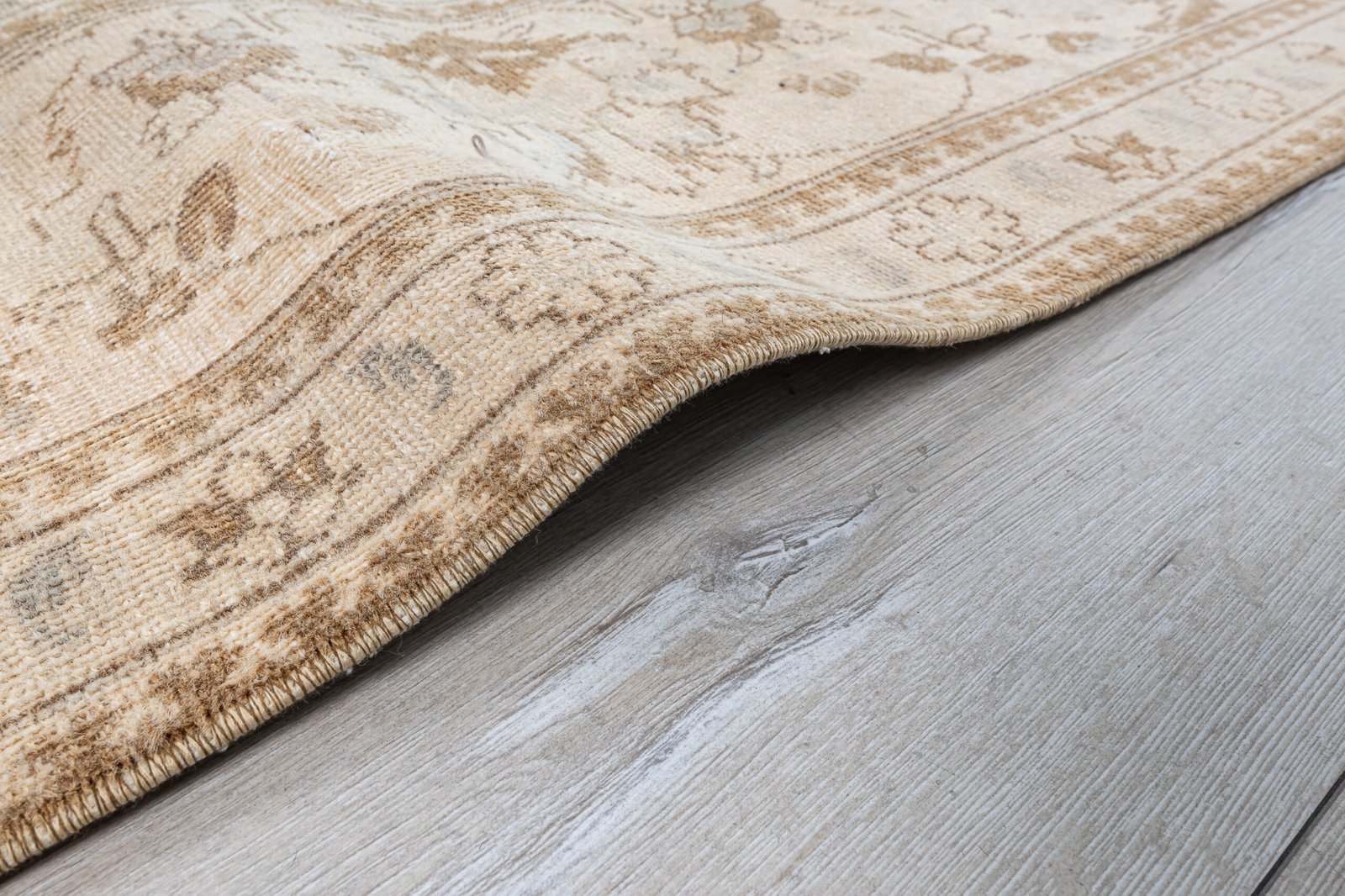 Oversized Persian Rug 10x12 Vintage rug for living room, Entry, Extra Large Carpet, Neutral Floral Rug, 9.7x12.2 feet - detail view 15