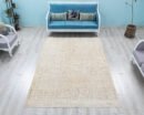6x9 Neutral Unique Turkish Rug, Muted Anatolian Vintage Home Decor, 6.1 x 9.3 Feet - detail view 18