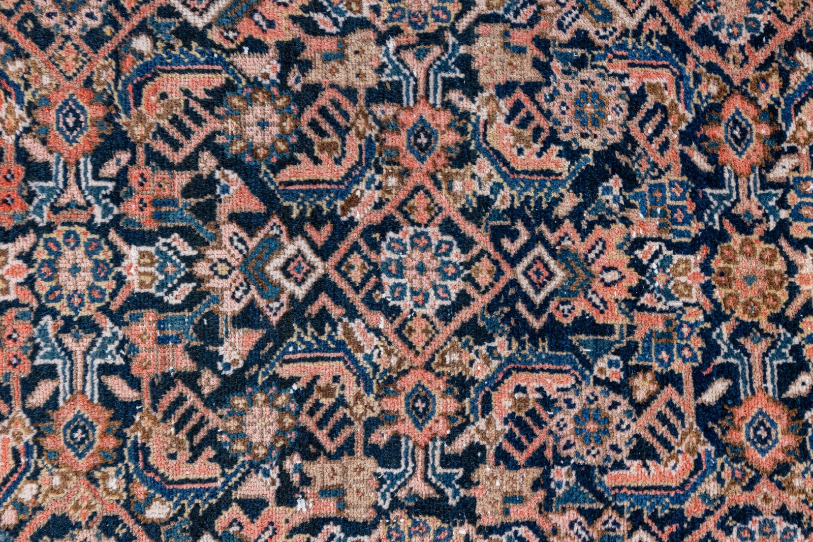 Antique Persian Runner Rug, 3x13 Heriz Hallway Runner, Long Kitchen Runner, Decorative Hand Woven Carpet, 3.3x13 feet - detail view 10