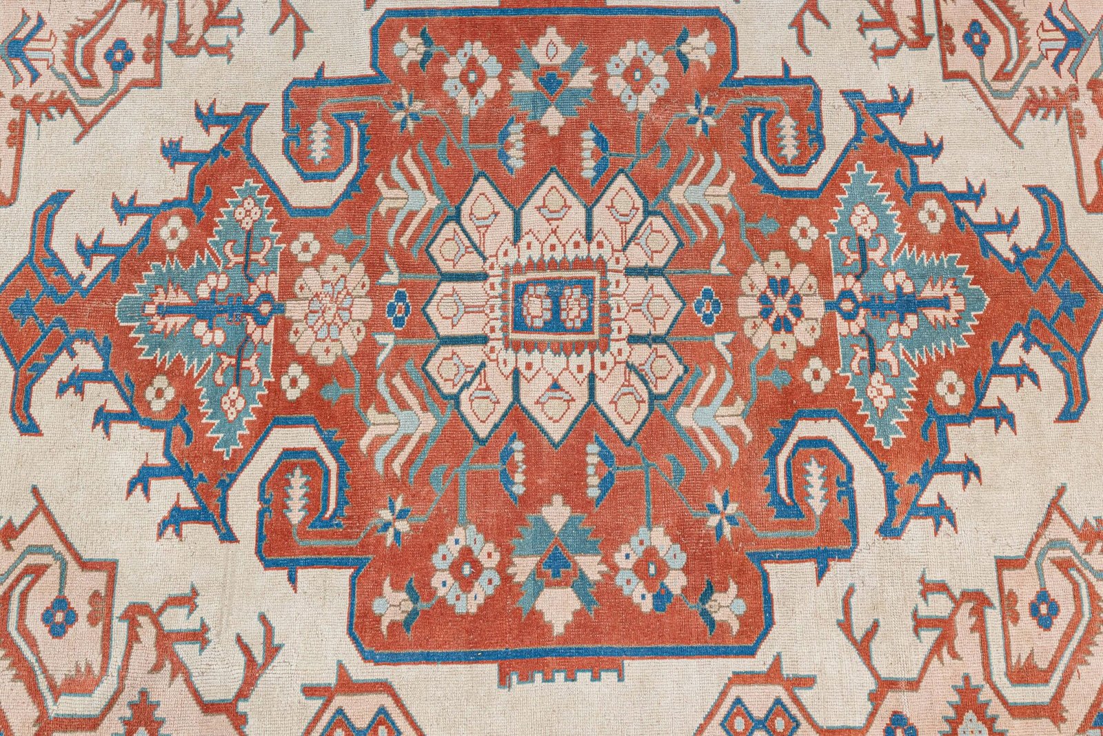 7x10 Heriz Patterned Vintage Area Rug, Turkish Best Quality Persian Rug, Large Turkish Rug, Antique Wool Carpet, Bohemian Rug, 7.3x9.7 feet