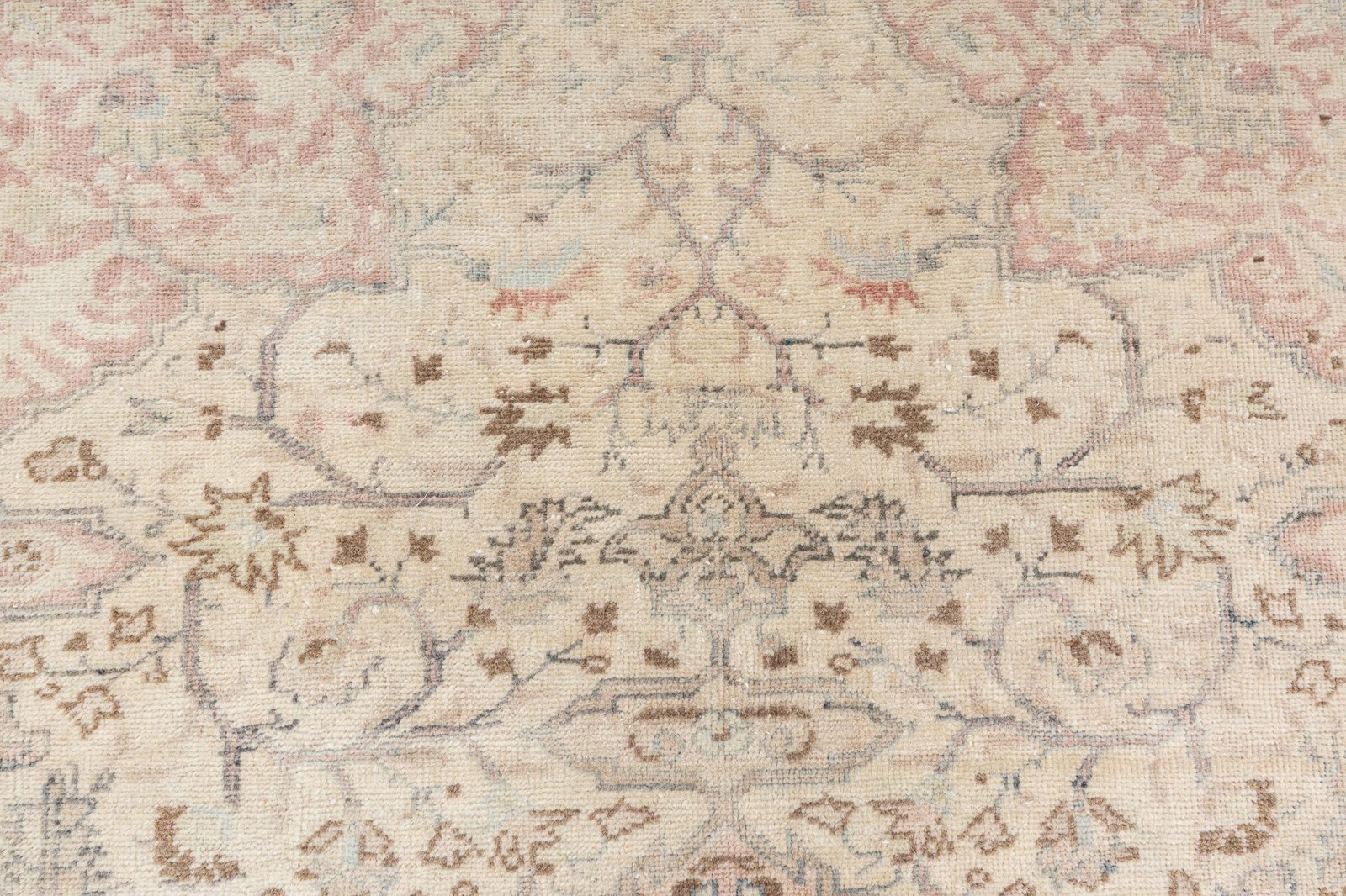 4x6 Turkish Rug, Neutral Vintage Rug, Antique Handmade Rug, Oushak Rug, Anatolian Low Pile Rug, Small Rug for Kitchen,Entryway,Bathroom