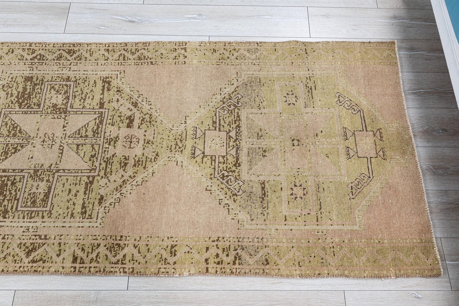 Muted Vintage Runner Rug for Kitchen,Entryway,Hallway - Image 7